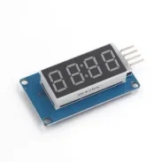 Tejet 4-digit Digital Tube Display Module Led Display Brightness Adjustable Four-digit Serial 595 Driver1