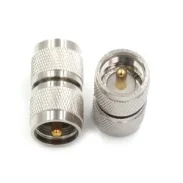 Teget Rf Connector Uhf-jj M-jj Male To Male Double Male Straight Through Sl16 Double Pass Adapter1