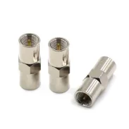 Tejat All-copper Rf Adapter Fme-jj Fme Male To Male Fme Dual-pass Coaxial Connector1