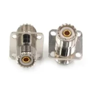 Tejat Rf Adapter Uhf-kkf M Female To Female Sl16 With Four-hole Flange Fixing1