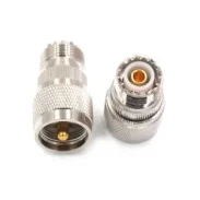 Tejat Rf Connector Uhf-jk M-jk Male To Female Straight Through Sl16 Double Pass Adapter1