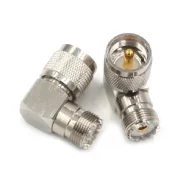 Tejat Rf Connector Uhf-kjw M-jkw Male To Female 90 Degree Right Angle Elbow Sl16 Adapter1