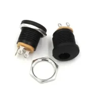Threaded Nut Round Dc-022 Power Socket 5.5-2.1mm Inner Diameter Socket1