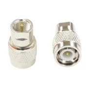 Tnc-j-fme-j Rf Coaxial Converter Tnc Male To Fme Male Antenna Signal Adapter Connector1