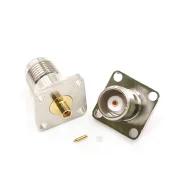 Tnc-kfb2 Tnc Female Four-hole Flange Welding Rg08650-2 Semi-flexible Semi-steel Wire Tnc Terminal1
