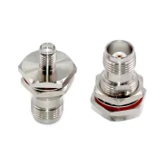 Tncsma-kky Tnc Female To Sma Female Through-the-wall With Nut Smatnc-kky Gps1