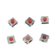 Touch Switch 662.52.73.13.43.7mm Push Button Switch Red Waterproof Copper Head1