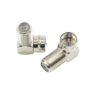 Tv Set-top Box Adapter F Head British Male To F Elbow Female L-shaped Double Reverse Cable Tv Adapter1