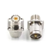 Uhf Male To Uhf Female 2525mm 4-hole Flange Uhf-jkf1