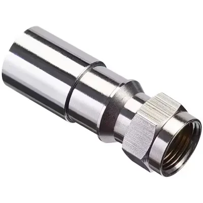 F-type RF connector for TV and cable use