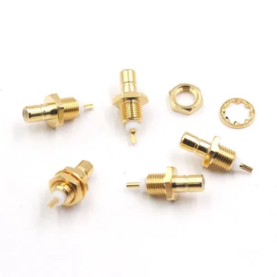SMB and SMC connectors for compact RF modules